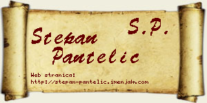 Stepan Pantelić vizit kartica